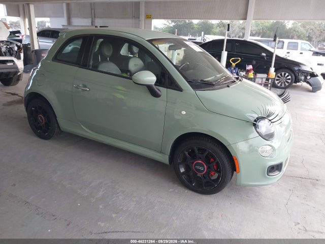 2015 Fiat 500 Sport მანქანა იყიდება აუქციონზე, vin: 3C3CFFBRXFT696148, აუქციონის ნომერი: 46231264