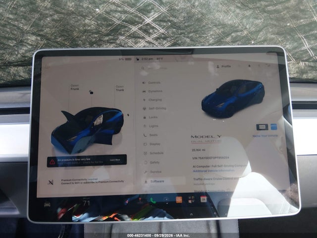 Продаж на аукціоні авто 2023 Tesla Model Y Performance Dual Motor All-wheel Drive, vin: 7SAYGDEF0PF959254, номер лоту: 46231400