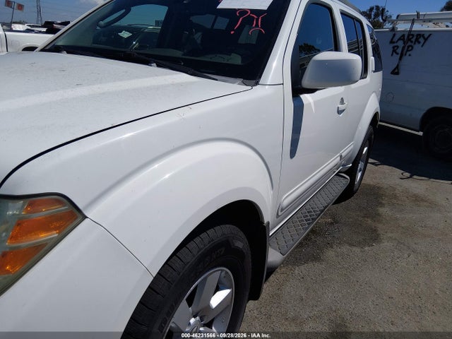 46231566 :رقم المزاد ، 5N1AR18U98C636445 vin ، 2008 Nissan Pathfinder Se مزاد بيع