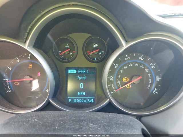 46231581 :رقم المزاد ، 1G1PA5SH7E7244327 vin ، 2014 Chevrolet Cruze Ls Auto مزاد بيع
