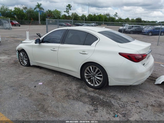 46231668 :رقم المزاد ، JN1EV7BP6MM702366 vin ، 2021 Infiniti Q50 Luxe مزاد بيع