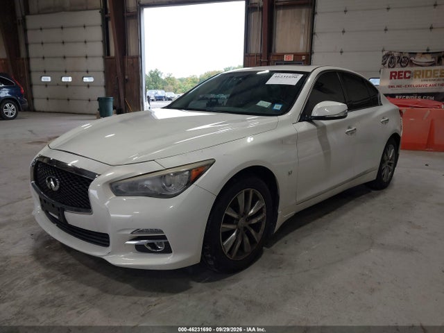 2014 Infiniti Q50 Premium მანქანა იყიდება აუქციონზე, vin: JN1BV7AR1EM695611, აუქციონის ნომერი: 46231690