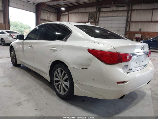 2014 Infiniti Q50 Premium მანქანა იყიდება აუქციონზე, vin: JN1BV7AR1EM695611, აუქციონის ნომერი: 46231690