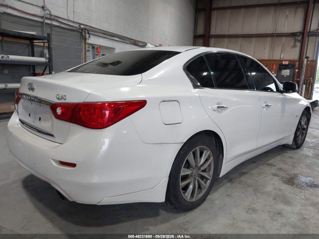 2014 Infiniti Q50 Premium მანქანა იყიდება აუქციონზე, vin: JN1BV7AR1EM695611, აუქციონის ნომერი: 46231690