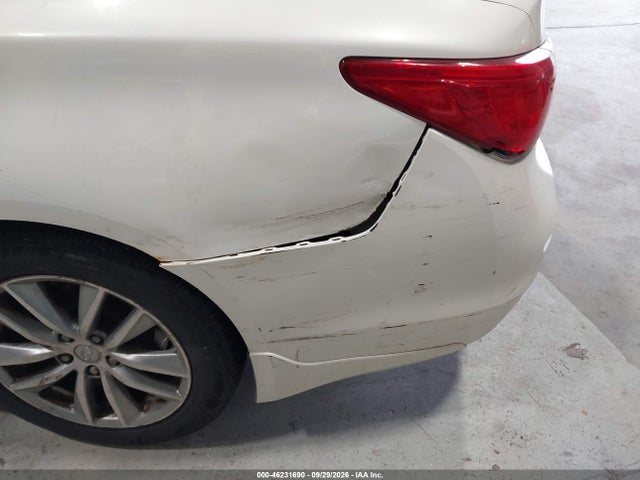 2014 Infiniti Q50 Premium მანქანა იყიდება აუქციონზე, vin: JN1BV7AR1EM695611, აუქციონის ნომერი: 46231690