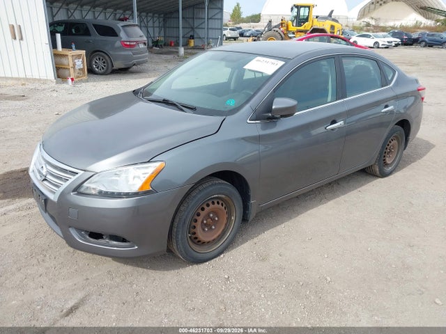 2015 Nissan Sentra Sv მანქანა იყიდება აუქციონზე, vin: 3N1AB7AP9FL642055, აუქციონის ნომერი: 46231703