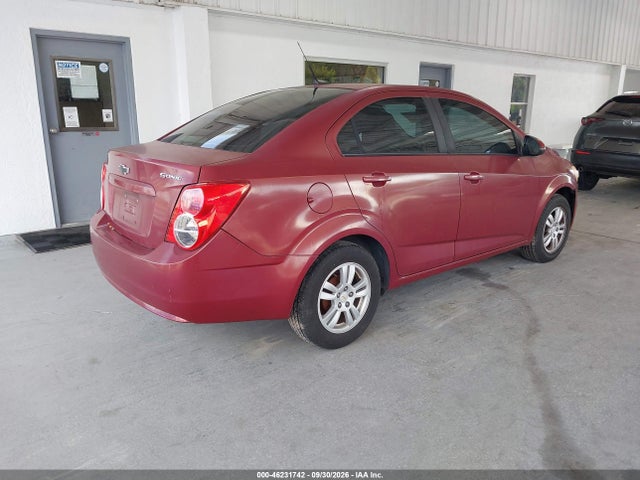 Продажа на аукционе авто 2012 Chevrolet Sonic 2ls, vin: 1G1JA5SH4C4132900, номер лота: 46231742