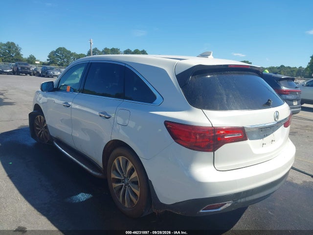 Продажа на аукционе авто 2014 Acura Mdx Technology Package, vin: 5FRYD3H49EB011392, номер лота: 46231897