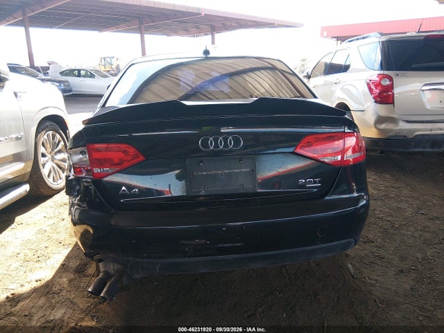 2011 Audi A4 2.0t Premium მანქანა იყიდება აუქციონზე, vin: WAUBFAFL0BN040015, აუქციონის ნომერი: 46231920