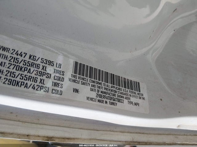 Продаж на аукціоні авто 2015 Ram Promaster City Tradesman, vin: ZFBERFAT0F6A78832, номер лоту: 46231934