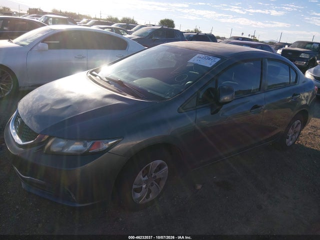 46232037 :رقم المزاد ، 19XFB2F54DE091371 vin ، 2013 Honda Civic Lx مزاد بيع