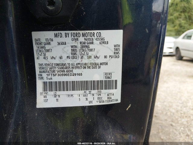 Продажа на аукционе авто 2006 Ford F-350 Xl/xlt, vin: 1FTSF30596ED29165, номер лота: 46232116
