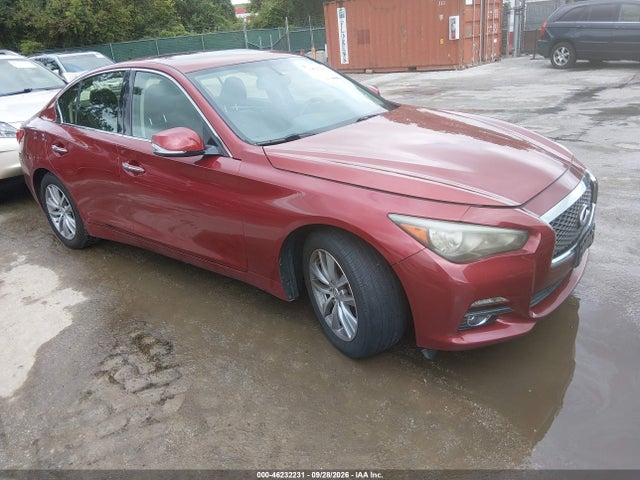 Продаж на аукціоні авто 2014 Infiniti Q50 Premium, vin: JN1BV7AR3EM680740, номер лоту: 46232231