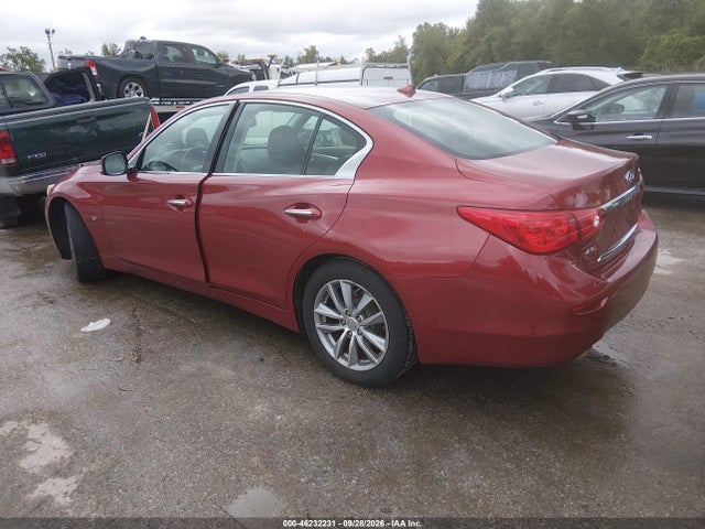 2014 Infiniti Q50 Premium მანქანა იყიდება აუქციონზე, vin: JN1BV7AR3EM680740, აუქციონის ნომერი: 46232231