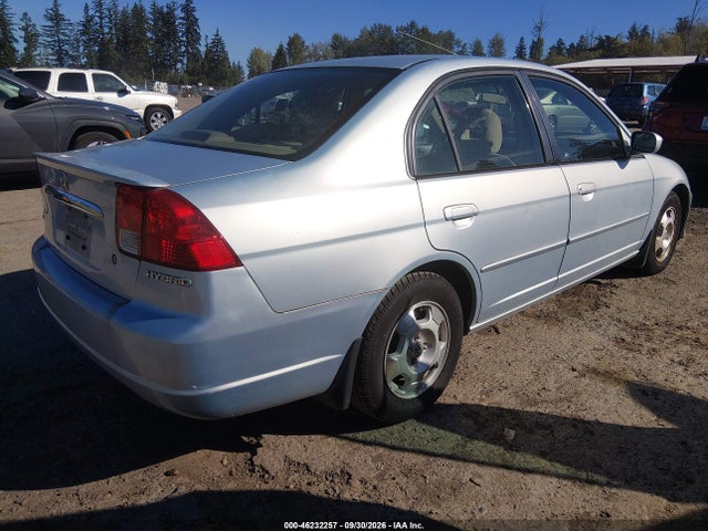 46232257 :رقم المزاد ، JHMES96693S022232 vin ، 2003 Honda Civic Hybrid مزاد بيع