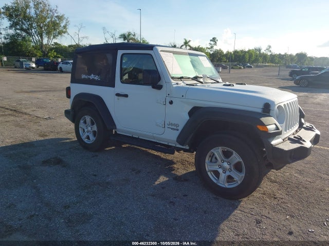 2021 Jeep Wrangler Sport S 4x4 მანქანა იყიდება აუქციონზე, vin: 1C4GJXAN4MW539061, აუქციონის ნომერი: 46232300
