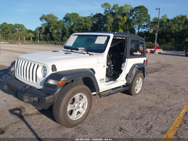 2021 Jeep Wrangler Sport S 4x4 მანქანა იყიდება აუქციონზე, vin: 1C4GJXAN4MW539061, აუქციონის ნომერი: 46232300