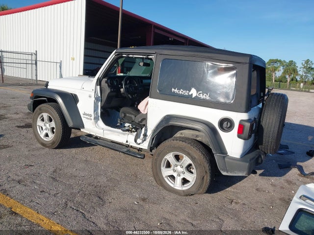 2021 Jeep Wrangler Sport S 4x4 მანქანა იყიდება აუქციონზე, vin: 1C4GJXAN4MW539061, აუქციონის ნომერი: 46232300