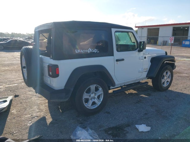 2021 Jeep Wrangler Sport S 4x4 მანქანა იყიდება აუქციონზე, vin: 1C4GJXAN4MW539061, აუქციონის ნომერი: 46232300