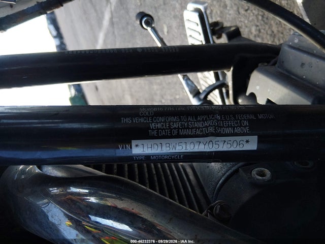 Продажа на аукционе авто 2007 Harley-davidson Flstc, vin: 1HD1BW5107Y057506, номер лота: 46232376