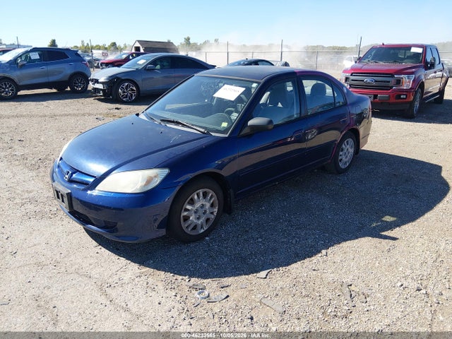 46232565 :رقم المزاد ، JHMES16585S004090 vin ، 2005 Honda Civic Lx مزاد بيع