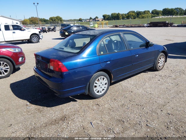 46232565 :رقم المزاد ، JHMES16585S004090 vin ، 2005 Honda Civic Lx مزاد بيع