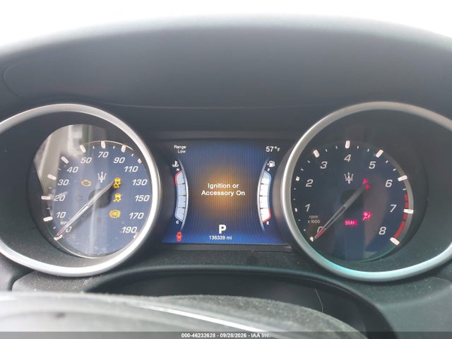 2015 Maserati Ghibli S Q4 მანქანა იყიდება აუქციონზე, vin: ZAM57RTA7F1144136, აუქციონის ნომერი: 46232628