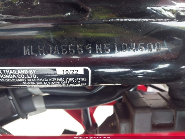 Honda Ct125 A 2022 MLHJA5559N5104500 Image 10