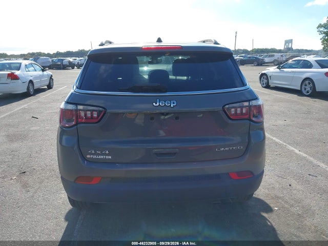 2020 Jeep Compass Limited 4x4 მანქანა იყიდება აუქციონზე, vin: 3C4NJDCB2LT127475, აუქციონის ნომერი: 46232905