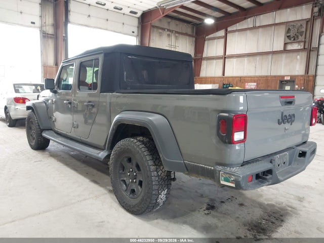 2022 Jeep Gladiator Sport 4x4 მანქანა იყიდება აუქციონზე, vin: 1C6HJTAG4NL116005, აუქციონის ნომერი: 46232950