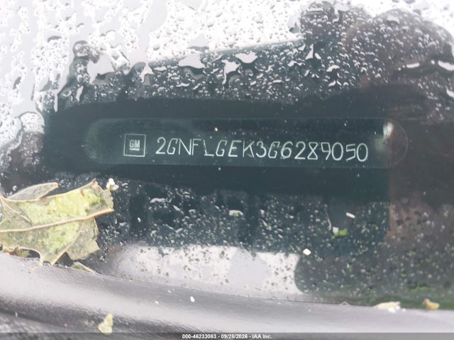 46233083 :رقم المزاد ، 2GNFLGEK3G6289050 vin ، 2016 Chevrolet Equinox Ltz مزاد بيع