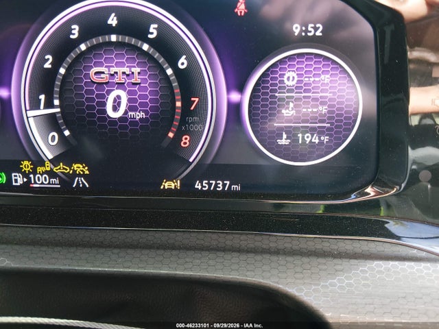 2022 Volkswagen Golf Gti 2.0t S მანქანა იყიდება აუქციონზე, vin: WVWG87CD8NW202443, აუქციონის ნომერი: 46233101