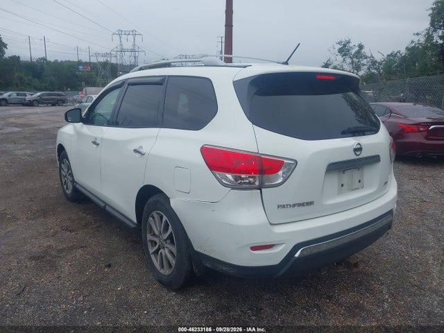 2015 Nissan Pathfinder S მანქანა იყიდება აუქციონზე, vin: 5N1AR2MM6FC652109, აუქციონის ნომერი: 46233186