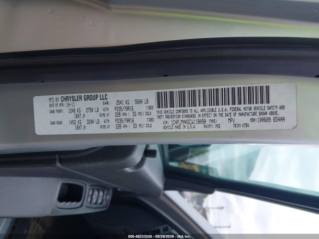 Продаж на аукціоні авто 2012 Jeep Liberty Sport, vin: 1C4PJMAK6CW118090, номер лоту: 46233245