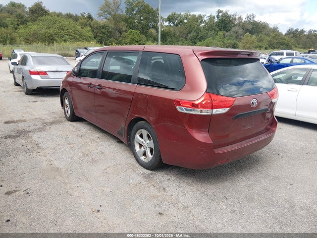 Продажа на аукционе авто 2012 Toyota Sienna Base 7 Passenger, vin: 5TDKA3DC9CS013052, номер лота: 46233302