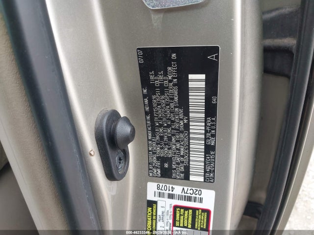 46233346 :رقم المزاد ، 5TDZK23C17S095243 vin ، 2007 Toyota Sienna Le مزاد بيع