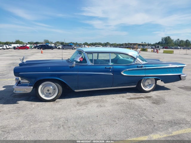 1958 Edsel Pacer მანქანა იყიდება აუქციონზე, vin: W8RH702553, აუქციონის ნომერი: 46233347