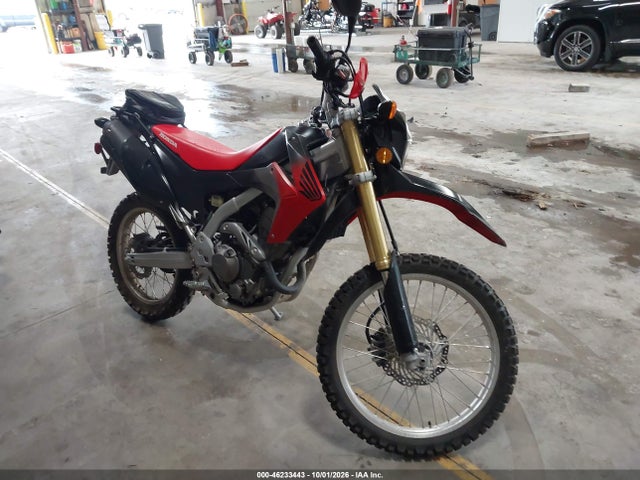 2014 Honda Crf250 L მანქანა იყიდება აუქციონზე, vin: MLHMD3814E5100095, აუქციონის ნომერი: 46233443