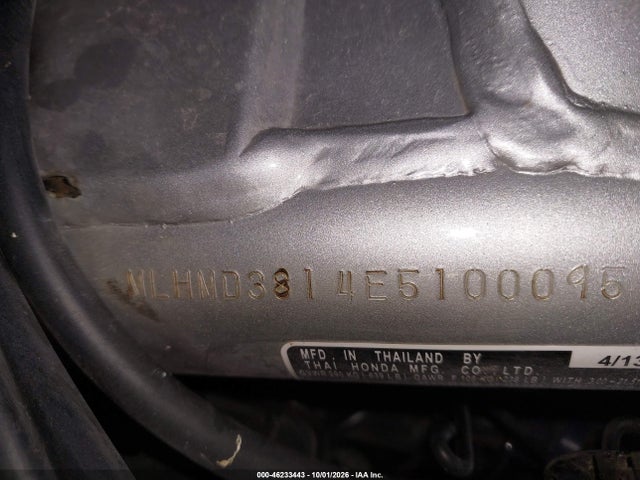 2014 Honda Crf250 L მანქანა იყიდება აუქციონზე, vin: MLHMD3814E5100095, აუქციონის ნომერი: 46233443
