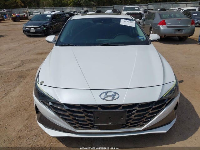 2021 Hyundai Elantra Sel მანქანა იყიდება აუქციონზე, vin: 5NPLN4AG2MH019935, აუქციონის ნომერი: 46233479