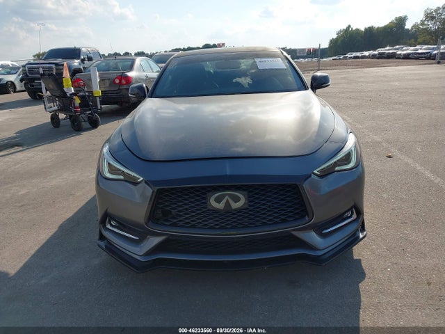 2018 Infiniti Q60 3.0t Luxe მანქანა იყიდება აუქციონზე, vin: JN1EV7EK0JM343074, აუქციონის ნომერი: 46233560