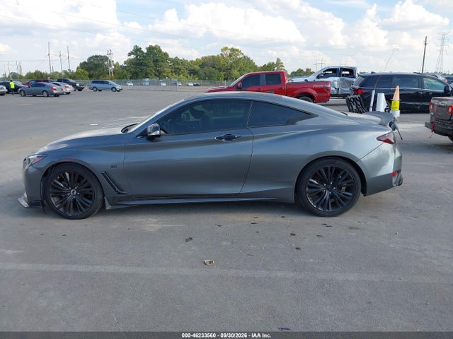 2018 Infiniti Q60 3.0t Luxe მანქანა იყიდება აუქციონზე, vin: JN1EV7EK0JM343074, აუქციონის ნომერი: 46233560