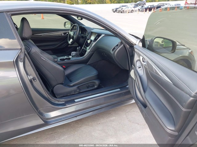 2018 Infiniti Q60 3.0t Luxe მანქანა იყიდება აუქციონზე, vin: JN1EV7EK0JM343074, აუქციონის ნომერი: 46233560
