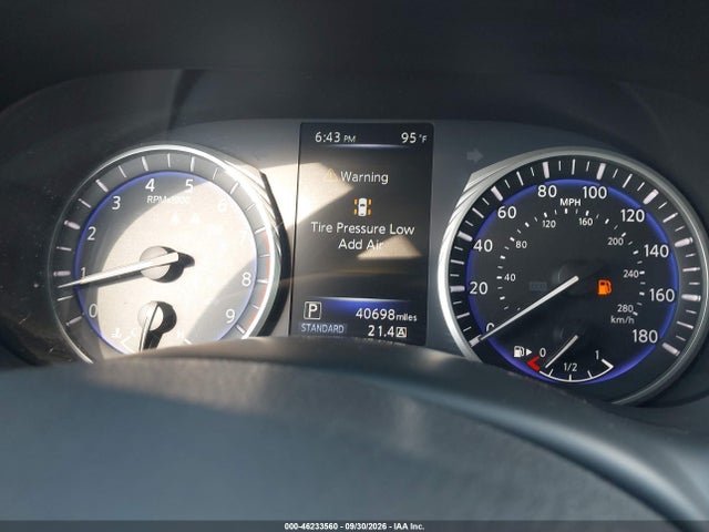 2018 Infiniti Q60 3.0t Luxe მანქანა იყიდება აუქციონზე, vin: JN1EV7EK0JM343074, აუქციონის ნომერი: 46233560