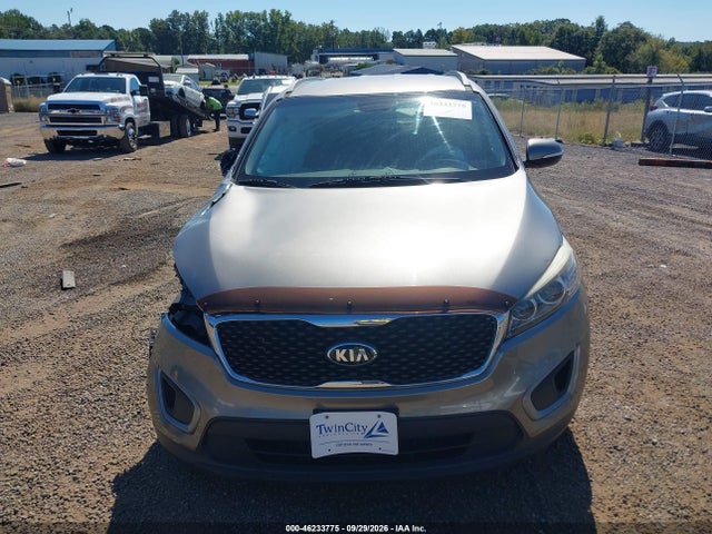 2016 Kia Sorento 3.3l Lx მანქანა იყიდება აუქციონზე, vin: 5XYPGDA56GG178589, აუქციონის ნომერი: 46233775