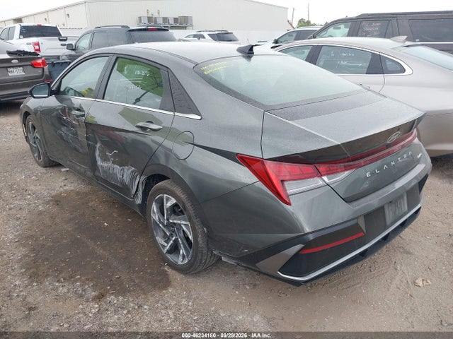 2025 Hyundai Elantra Limited მანქანა იყიდება აუქციონზე, vin: KMHLP4DG5SU983742, აუქციონის ნომერი: 46234180