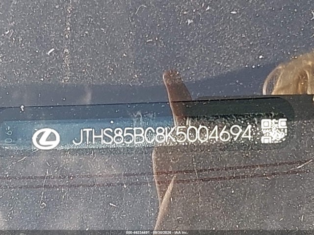 Продажа на аукционе авто 2019 Lexus Rc 300, vin: JTHS85BC8K5004694, номер лота: 46234491