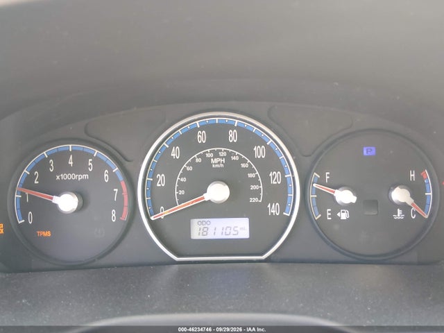 2009 Hyundai Santa Fe Gls მანქანა იყიდება აუქციონზე, vin: 5NMSG13DX9H247452, აუქციონის ნომერი: 46234746