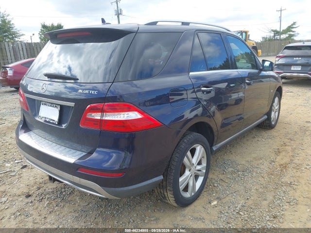 Продаж на аукціоні авто 2012 Mercedes-benz Ml 350 Bluetec 4matic, vin: 4JGDA2EB9CA038664, номер лоту: 46234985
