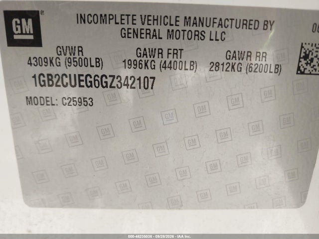 Chevrolet Silverado 2500hd Wt 2016 1GB2CUEG6GZ342107 Image 9